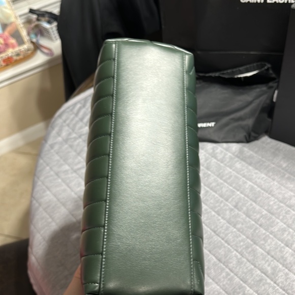 Saint Laurent- NEW Lou Lou Medium, Hunter Green - Picture 15 of 15